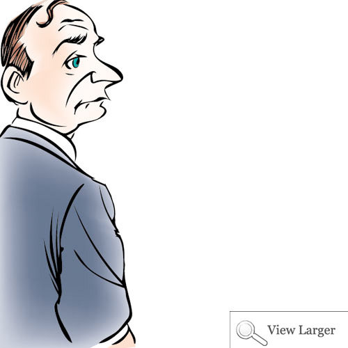 Micheal Martin caricature